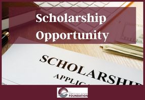  Scholarship application image with scholarship opportunity written on it